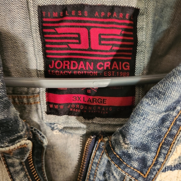 Jordan Craig mens jean jacket size 3X Large - Picture 2 of 4